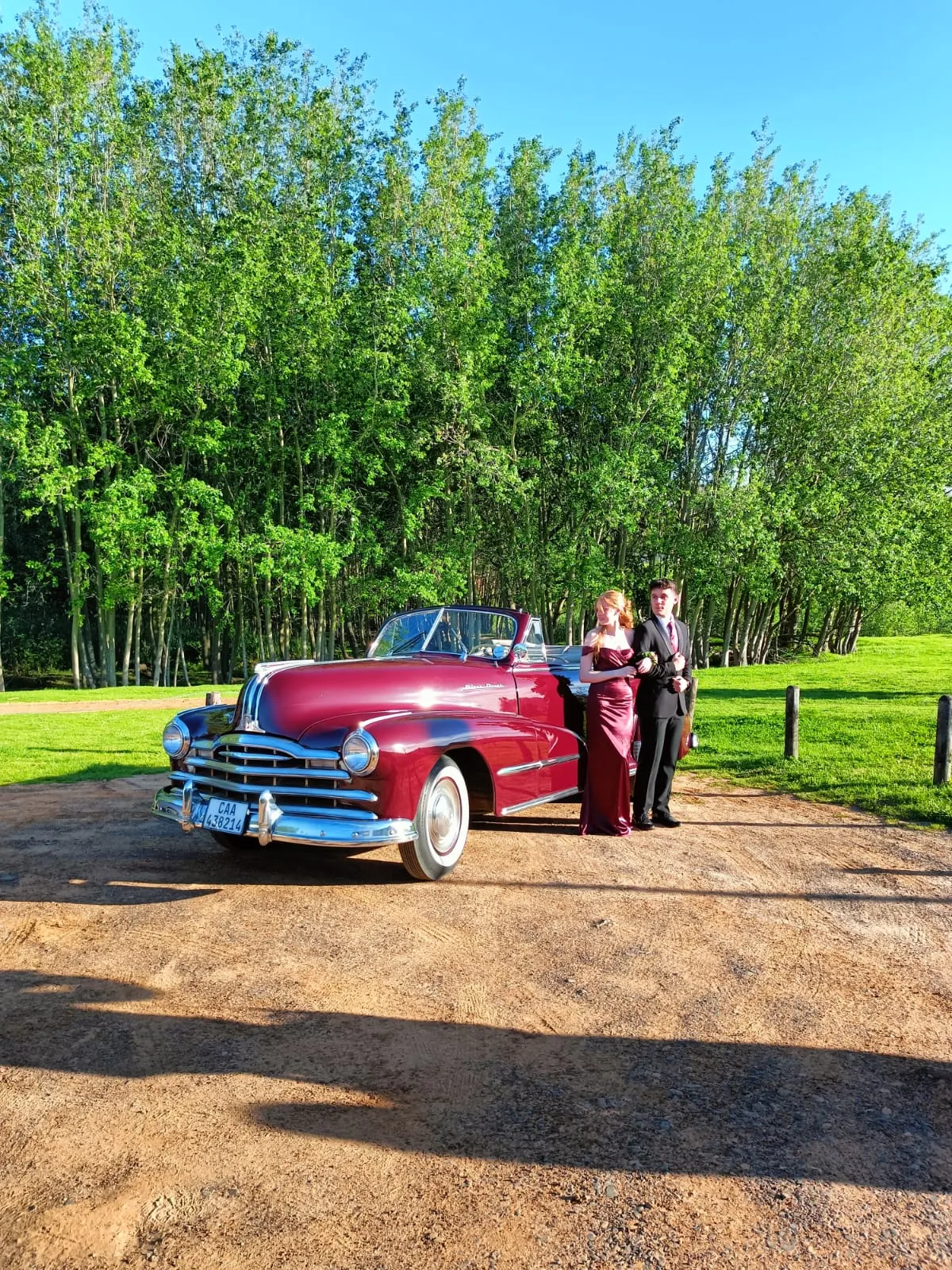 Matric dance arrival